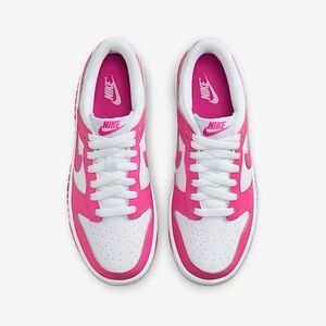 Nike Women's Vibrant Pink and White Sneakers